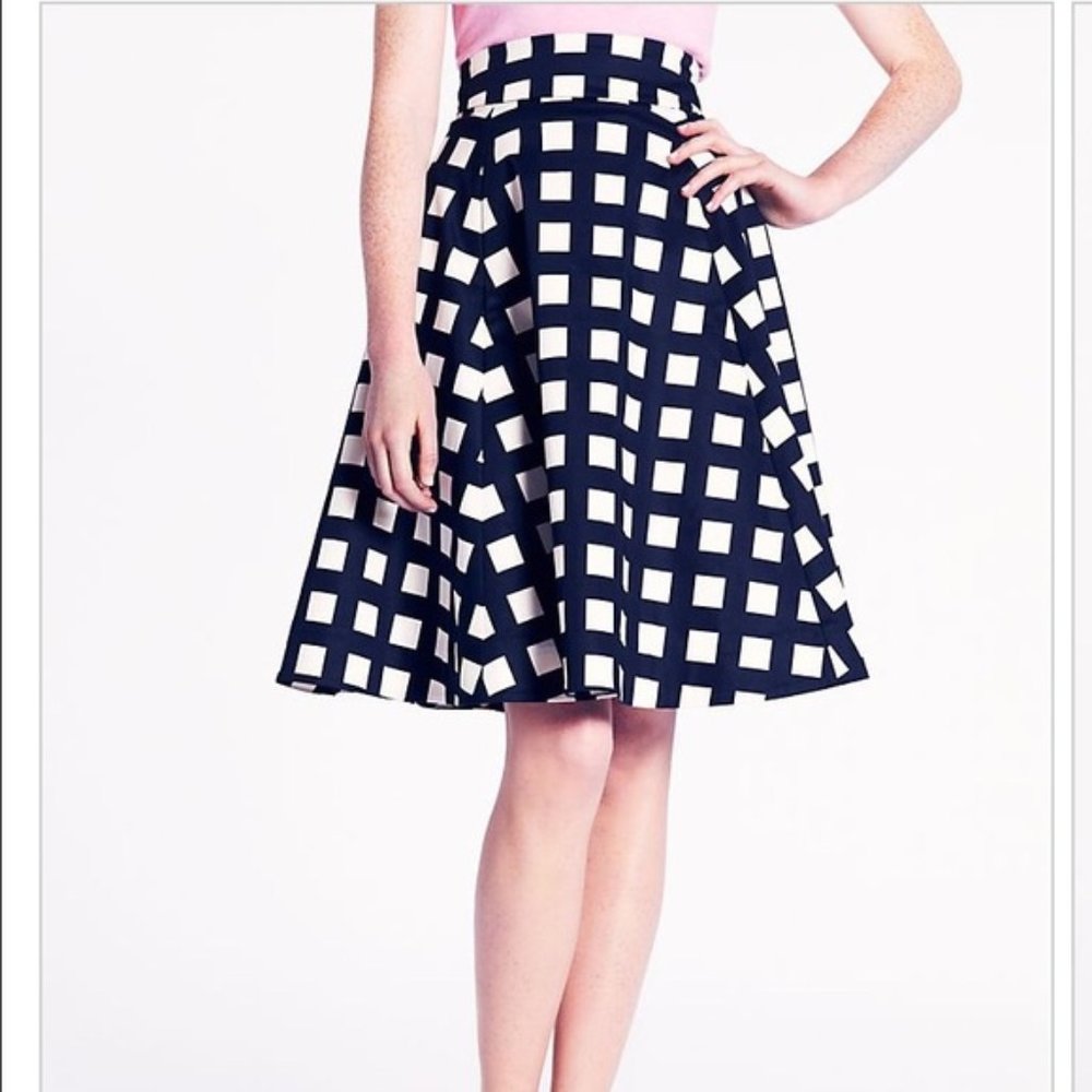 Kate Spade Checkered Skirt